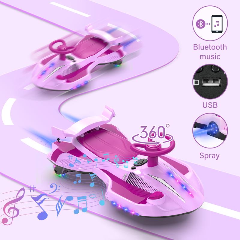 2-in-1 Rocking Car Ride-On Toy