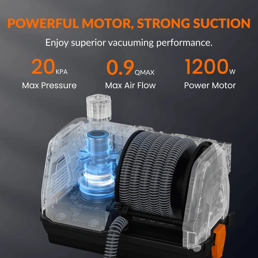 Wall-mounted home vacuum cleaner