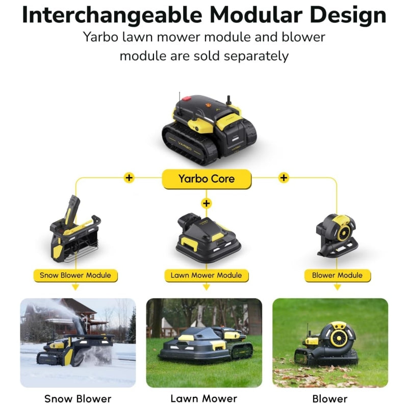 Three-in-One Smart Robot (Snow Removal, Blower, Weeding)