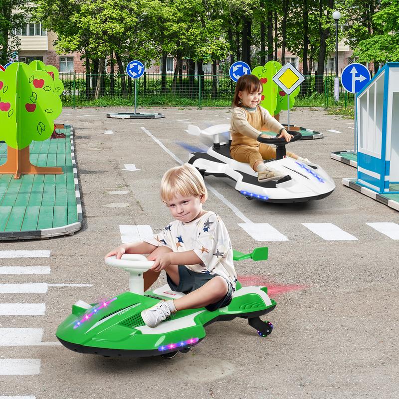 2-in-1 Rocking Car Ride-On Toy