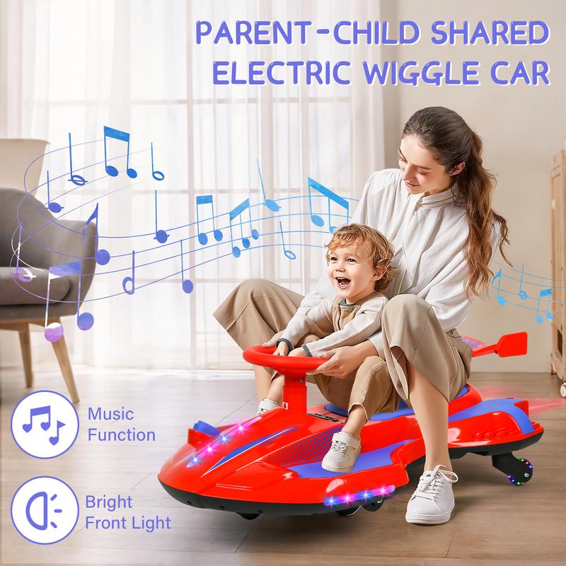 2-in-1 Rocking Car Ride-On Toy