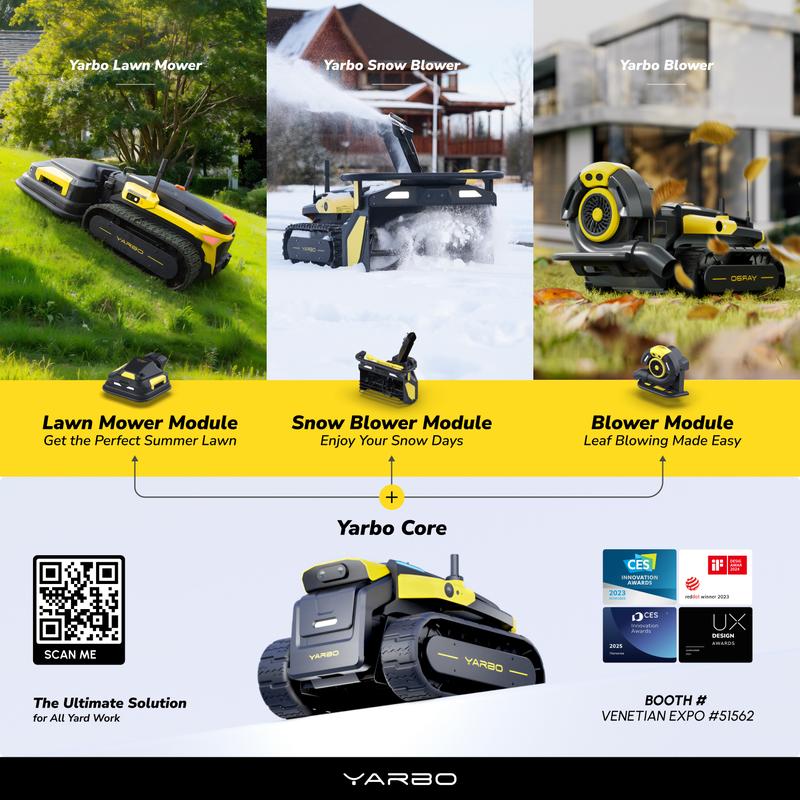 Three-in-One Smart Robot (Snow Removal, Blower, Weeding)
