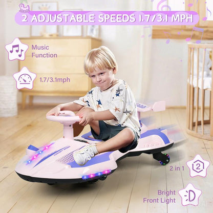 2-in-1 Rocking Car Ride-On Toy