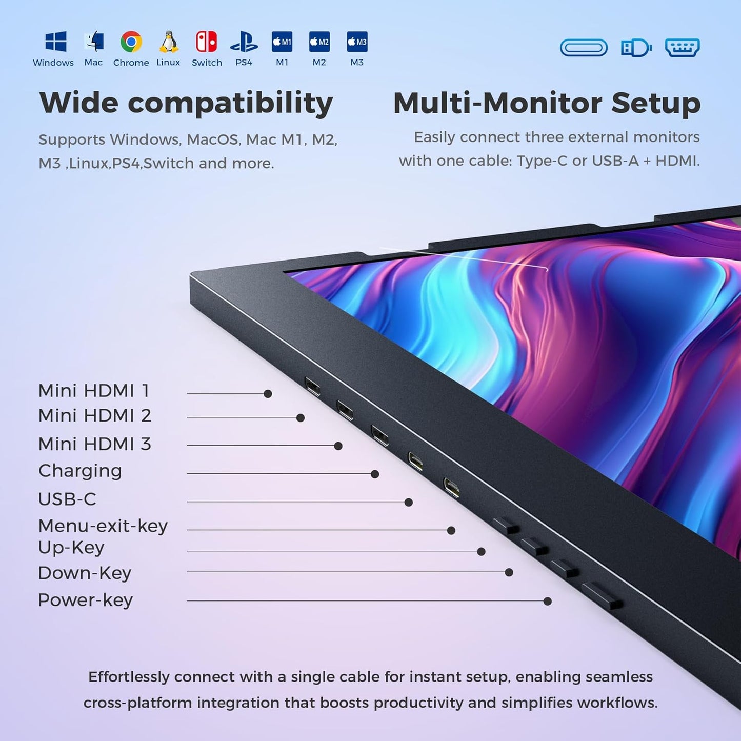 15.6-inch Laptop Screen Extender